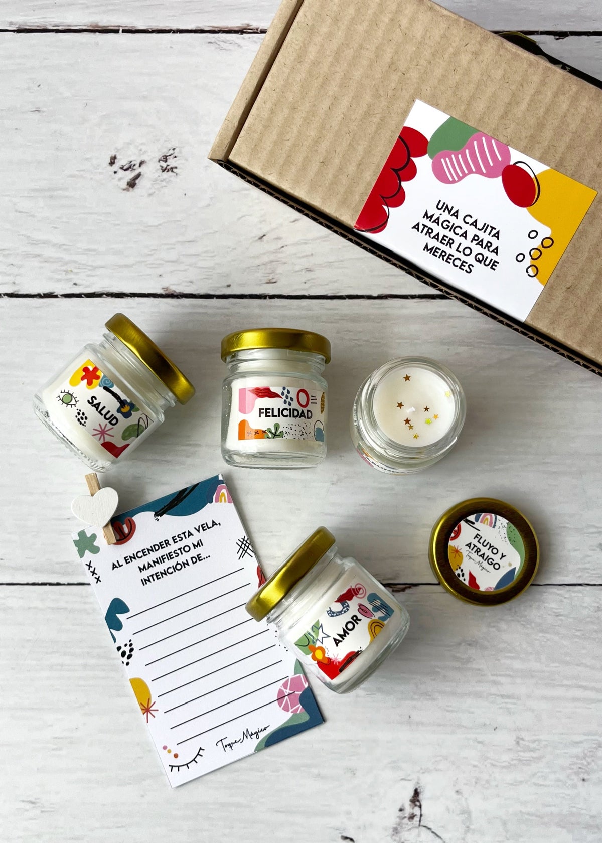 caja mini velas