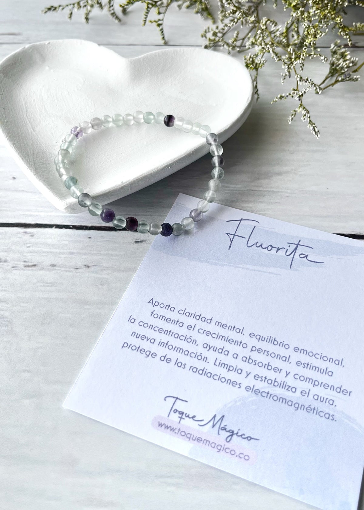 pulsera fluorita