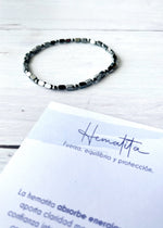 pulsera hematita
