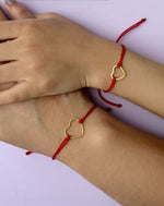Set de pulseras corazón