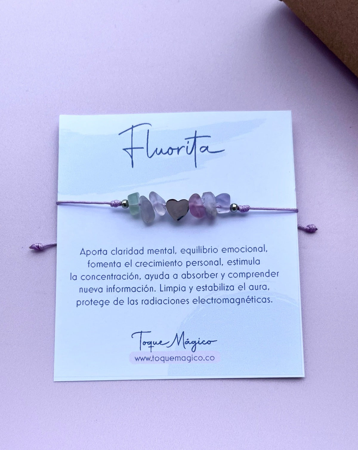 pulsera fluorita