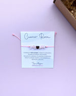 pulsera cuarzo rosa