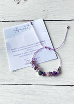 pulsera con amatista