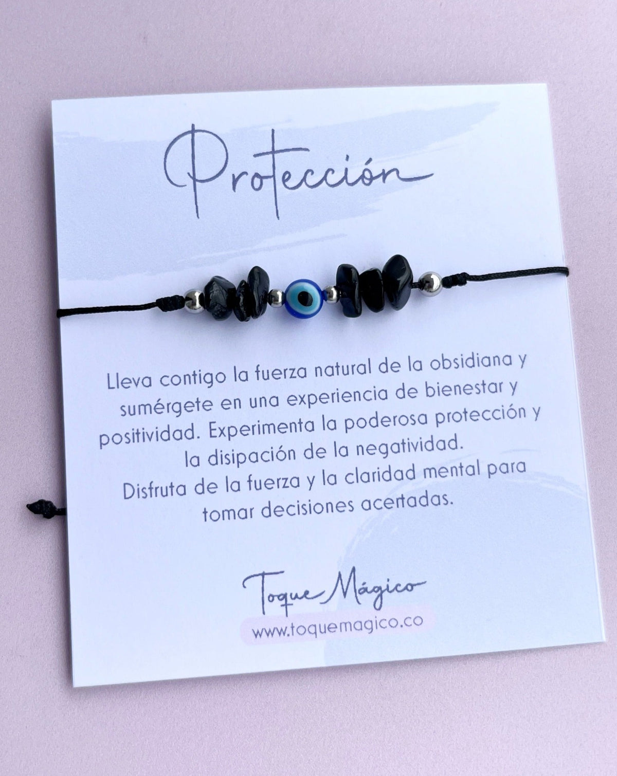 pulsera obsidiana