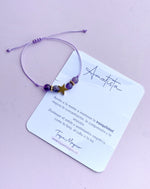 pulsera con dije de acero