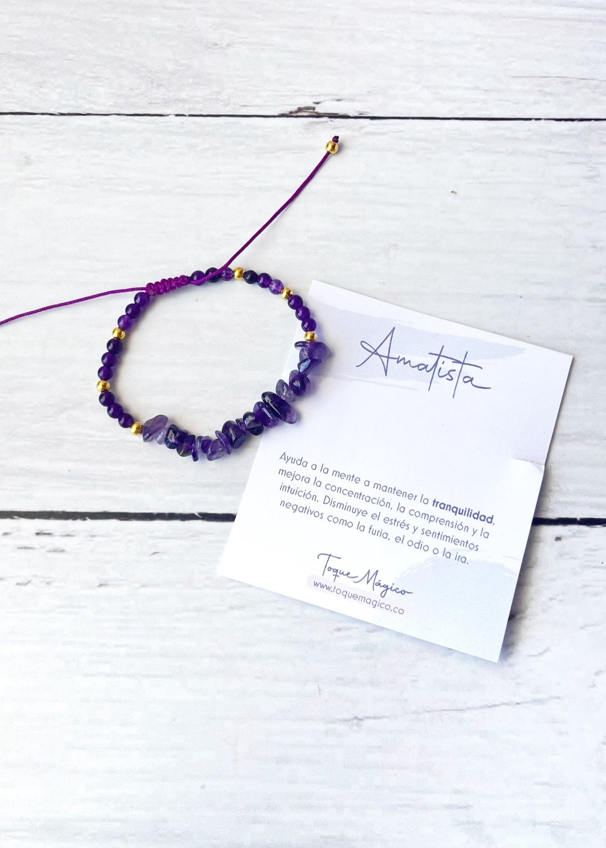 brazalete amatista