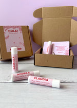 brillo hidratante personalizado