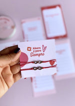 pulsera infinitohilo rojo para pareja