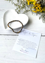 Pulsera ojo de tigre 4 mm