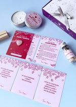 cuarzo rosa en forma de corazón