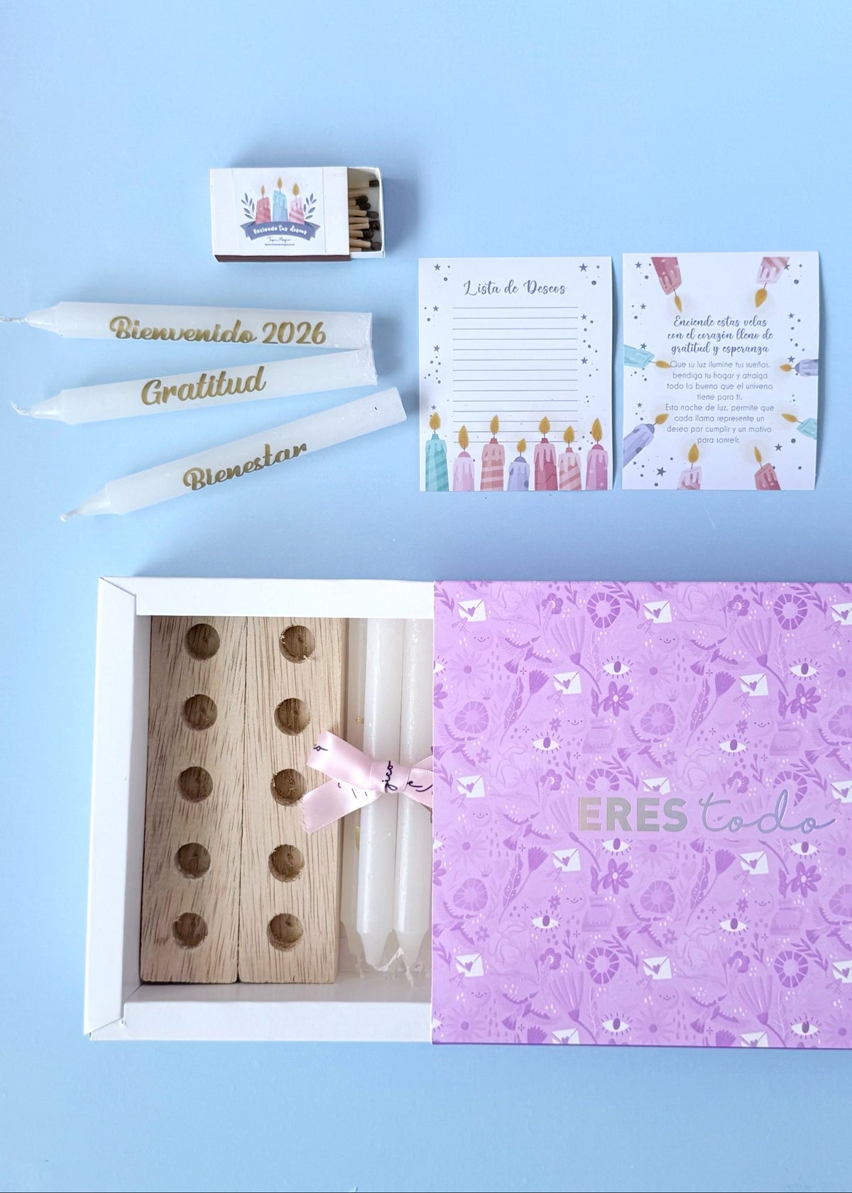 10 Velas navideñas personalizadas con base