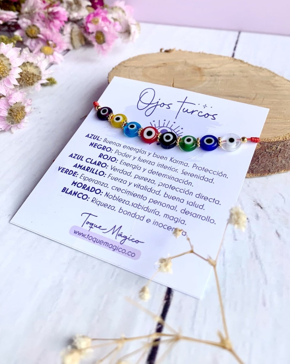 Pulsera ojos turcos